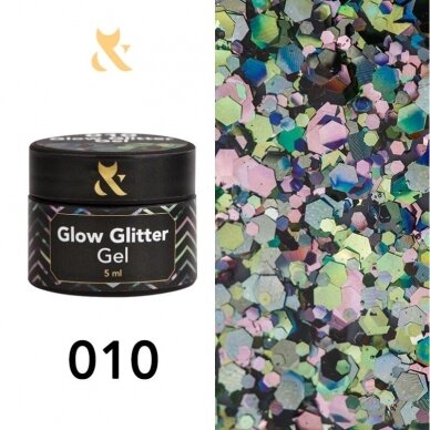 EFEKTAS, GLOW GLITTER GEL 010